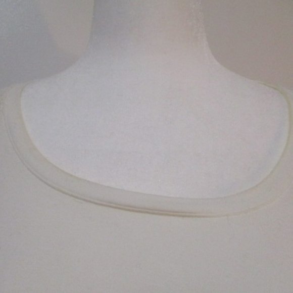 White Lace Shoulder/Sleeve T Shirt - Picture 6 of 7